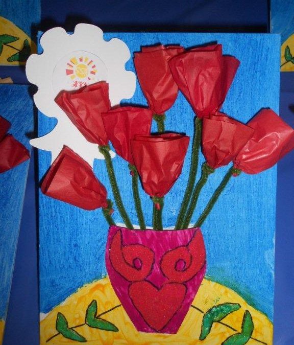 Preschoolers learn about Latin American art